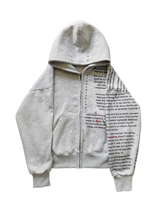 “overthinking” hoodie